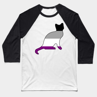 Asexual Kitty Baseball T-Shirt